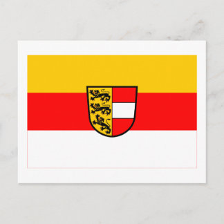 Flag of Carinthia, Austria Postcard