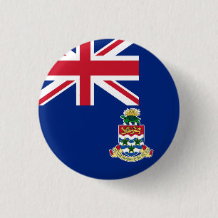 Flag of Cayman Islands 3 Cm Round Badge