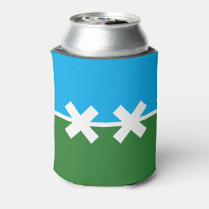 Flag of Cedar Park, Texas Can Cooler