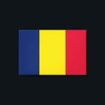 Flag of Chad (African Country) Canvas Print<br><div class="desc">This design features the national flag of Chad (officially known as the Republic of Chad), which is a landlocked country in north-central Africa. Chad is bordered by Libya to the north, Sudan to the east, the Central African Republic to the south, Cameroon to the south-west, Nigeria to the southwest (at...</div>