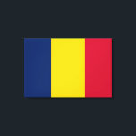 Flag of Chad (African Country) Canvas Print<br><div class="desc">This design features the national flag of Chad (officially known as the Republic of Chad), which is a landlocked country in north-central Africa. Chad is bordered by Libya to the north, Sudan to the east, the Central African Republic to the south, Cameroon to the south-west, Nigeria to the southwest (at...</div>