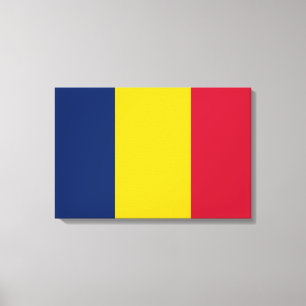 Flag of Chad (African Country) Canvas Print