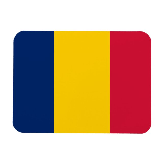 Flag of Chad Magnet (Horizontal)