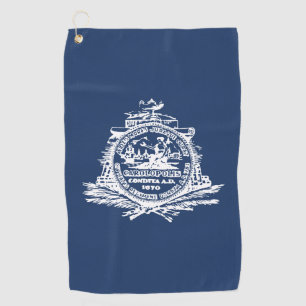 Flag of Charleston, South Carolina  Golf Towel