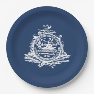 Flag of Charleston (South Carolina) Paper Plate