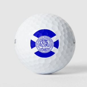 Flag of Charlotte, North Carolina Golf Balls