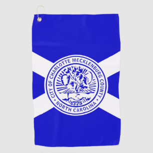 Flag of Charlotte, North Carolina  Golf Towel
