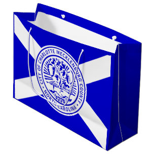 Flag of Charlotte, North Carolina Large Gift Bag