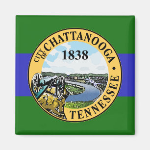 Flag of Chattanooga, Tennessee Magnet