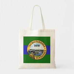 Flag of Chattanooga, Tennessee Tote Bag