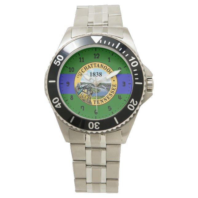 Flag of Chattanooga, Tennessee Watch (Front)