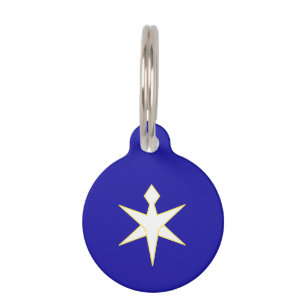 Flag of Chiba Prefecture, Japan Pet Tag