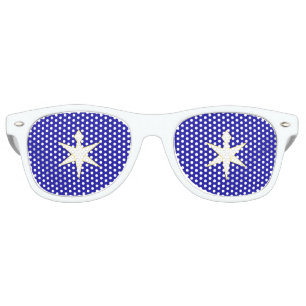 Flag of Chiba Prefecture, Japan Retro Sunglasses