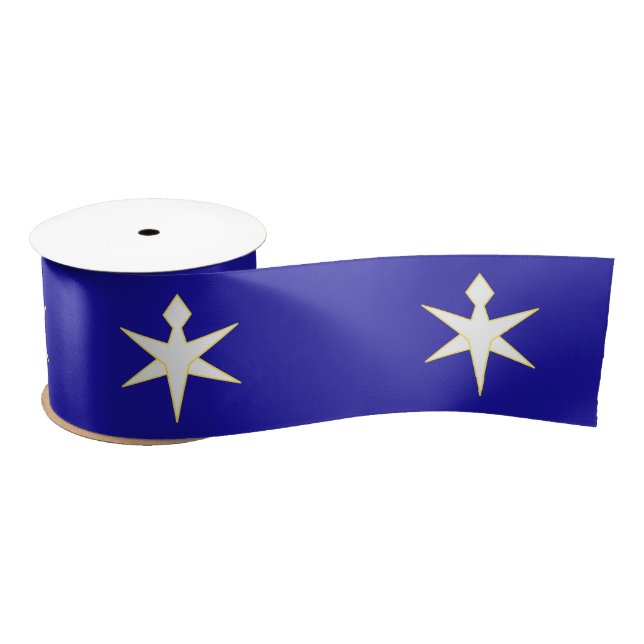Flag of Chiba Prefecture, Japan Satin Ribbon (Spool)