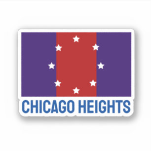 Flag of Chicago Heights, Illinois