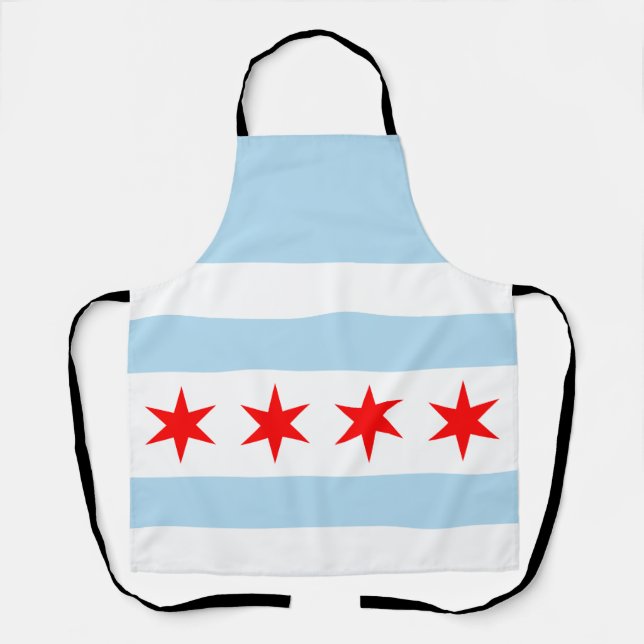 Flag of Chicago, Illinois  Apron (Front)