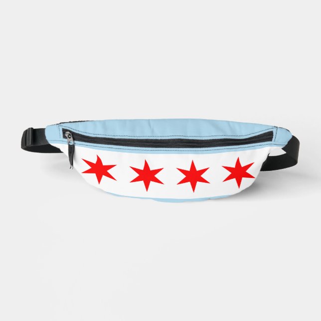 Flag of Chicago, Illinois  Bum Bags (Front)