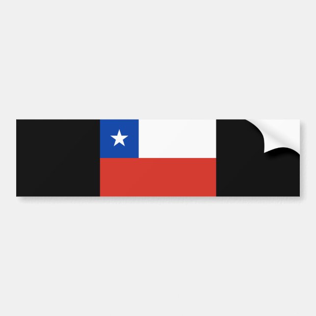 Flag of Chile Bumper Sticker (Front)