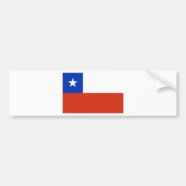 Flag of Chile Bumper Sticker (Front)