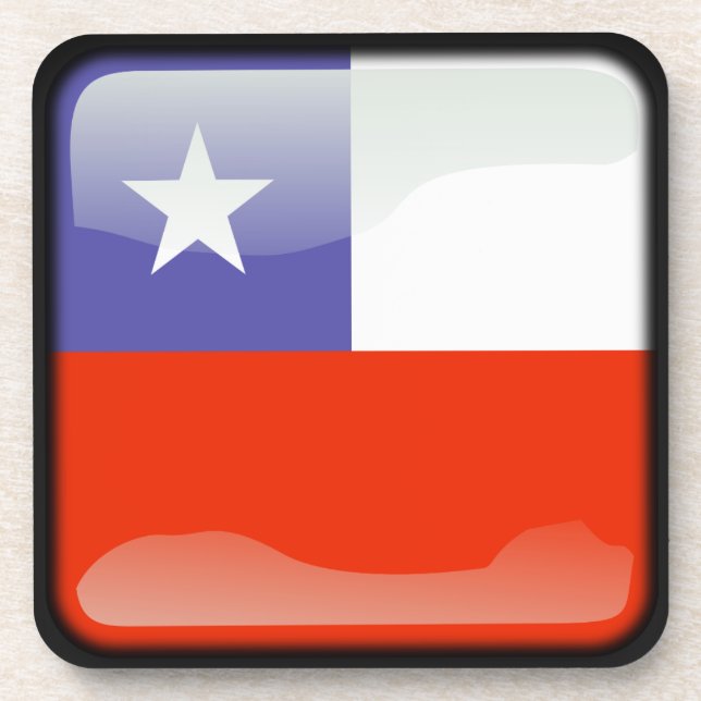 Flag of Chile Coaster (Front)