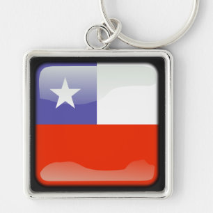 Flag of Chile Key Ring