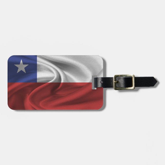 Flag Of Chile Luggage Tag (Front Horizontal)