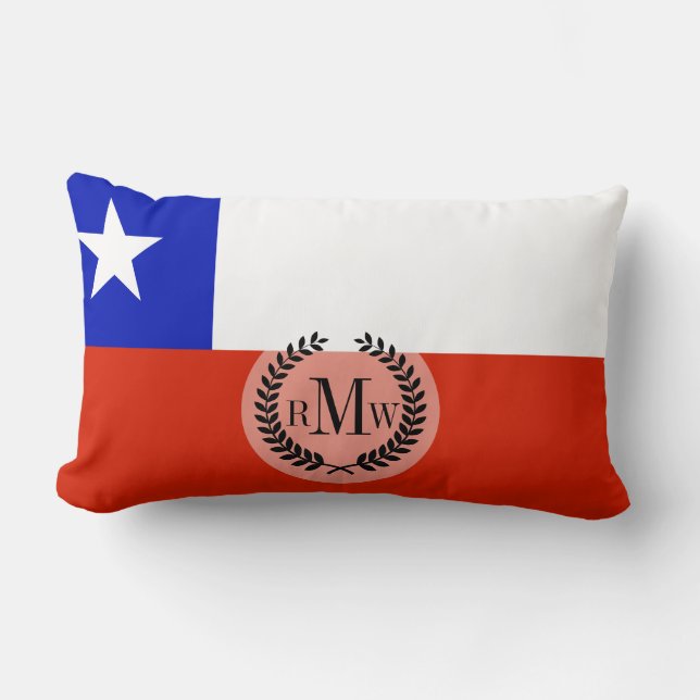 Flag of Chile Lumbar Cushion (Front)