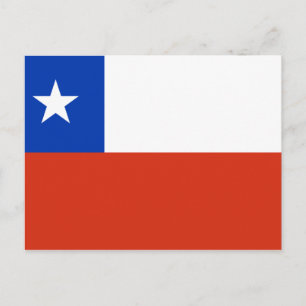 Flag of Chile Postcard