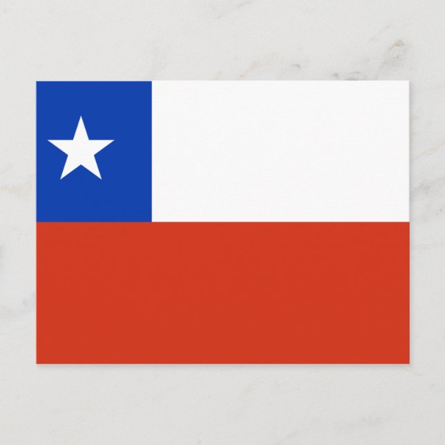 Flag of Chile Postcard (Front)