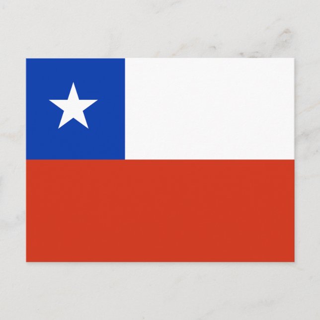 Flag of Chile Postcard (Front)