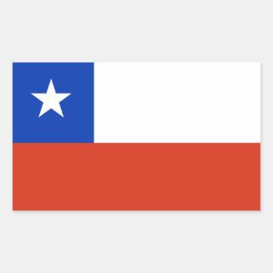 Flag of Chile Rectangular Sticker