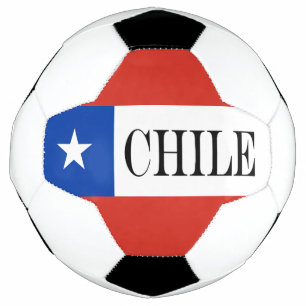 Flag of Chile Soccer Ball