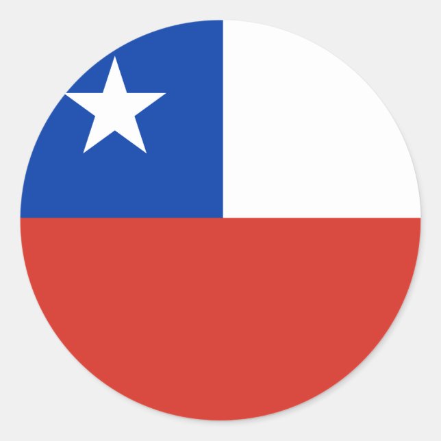 Flag of Chile Sticker (Front)