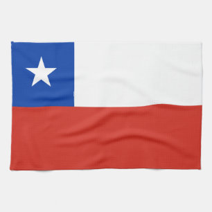 Flag of Chile Tea Towel
