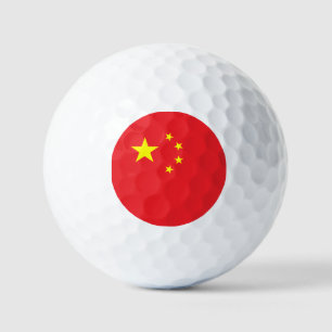 Flag of China Golf Balls