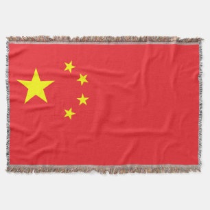 Flag of China Throw Blanket