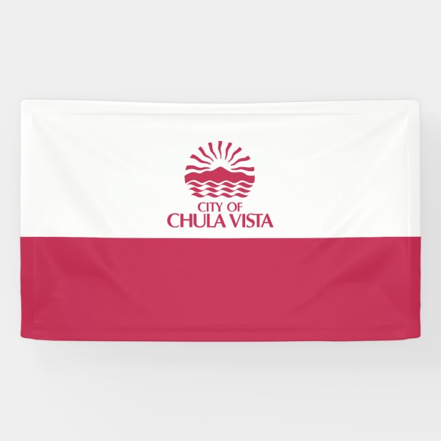 Flag of Chula Vista (California) Banner (Horizontal)