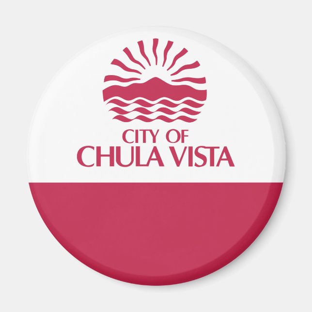 Flag of Chula Vista, California Magnet (Front)