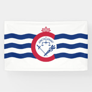 Flag of Cincinnati (Ohio) Banner
