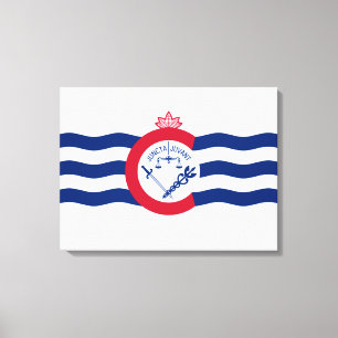 Flag of Cincinnati (Ohio) Canvas Print