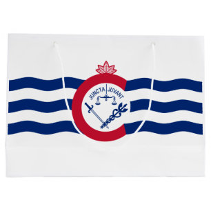 Flag of Cincinnati (Ohio) Large Gift Bag