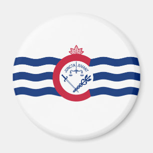 Flag of Cincinnati (Ohio) Magnet