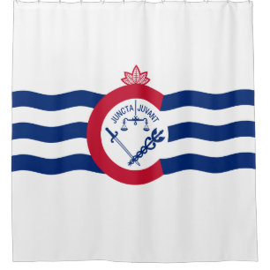 Flag of Cincinnati (Ohio) Shower Curtain