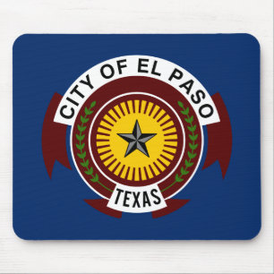 Flag of City of El Paso, Texas Mouse Pad