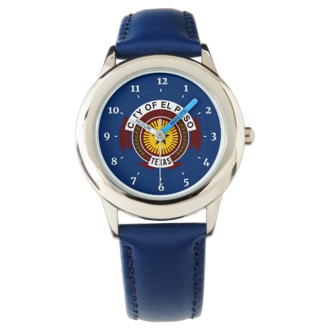 Flag of City of El Paso, Texas Watch (Front)