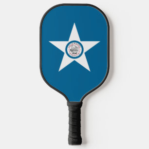 Flag of city of Houston, Texas Pickleball Paddle