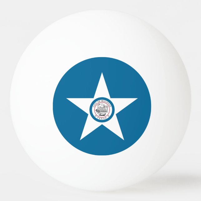 Flag of city of Houston, Texas Ping-Pong Ball (Front)