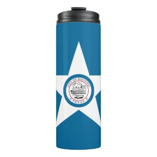 Flag of city of Houston, Texas Thermal Tumbler