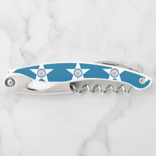 Flag of city of Houston, Texas Waiter's Corkscrew