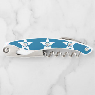 Flag of city of Houston, Texas Waiter's Corkscrew